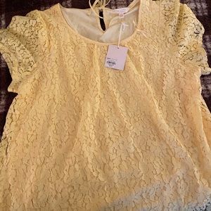 Yellow Lauren Conrad XXL shirt